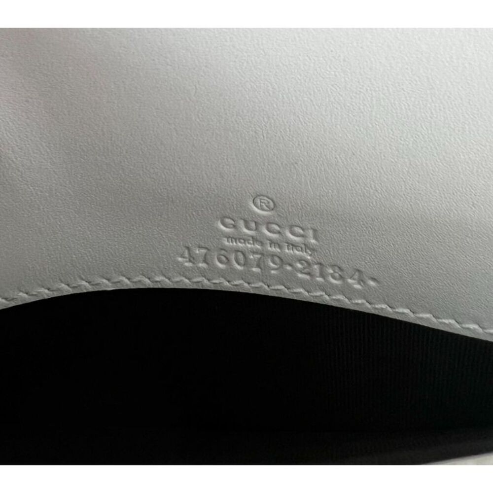 Gucci Queen Margaret Bee Wallet on a Chain Mystic White Clutch - Picture 3 of 6
